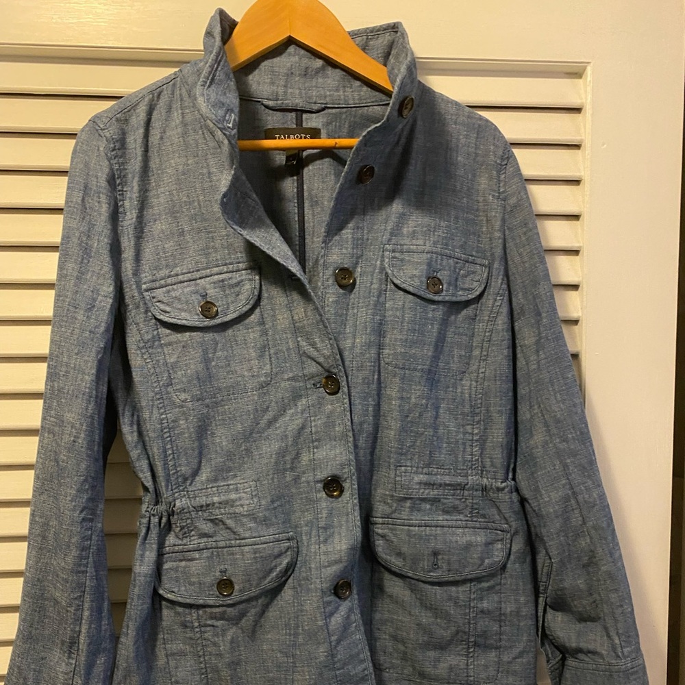 Talbott’s denim jacket